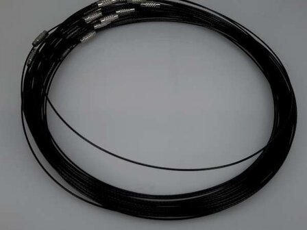 10 x Spangen kabelketting met draaisluiting