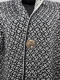 Magneet - broche - Design - Moeder en kind - Antiek brons kleur - &Oslash; 4.5 cm 