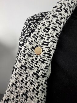 Magneet - broche - Design - Moeder en kind - Antiek brons kleur - &Oslash; 4.5 cm 