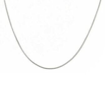 RVS slangenketting L50 cm D 0.9 mm