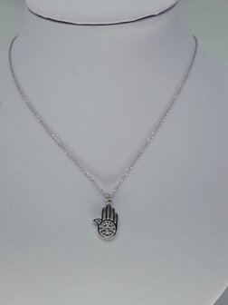 Ketting - RVS - Hamsa hand