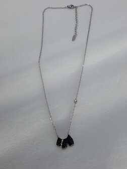 schakelketting, hond, strass, edelstaal