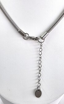 Collier rvs Moderne Spiraalvormig draad Stretch L 50 cm