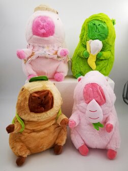 Capybara , 25 cm, 4 assorti, 100 St&uuml;ck
