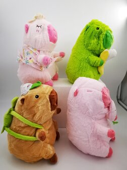 Capybara, 25 cm, 4 assorti, je 12 St&uuml;ck