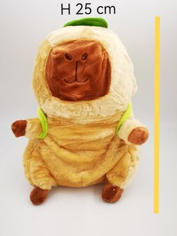 Capybara, 25 cm, 4 assorti, je 12 St&uuml;ck