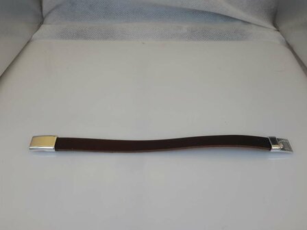 Kinderarmband aus Leder, 15,5 cm, braun &ndash; klein und glatt