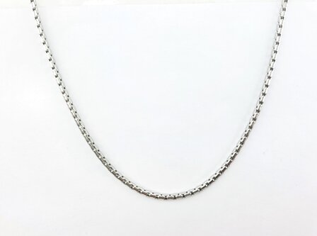 Ketting - RVS - Lengte 43 cm * Br 2mm