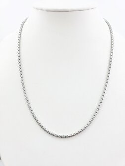 Kette &ndash; Edelstahl &ndash; L&auml;nge 43 cm * Breite 2.5 mm