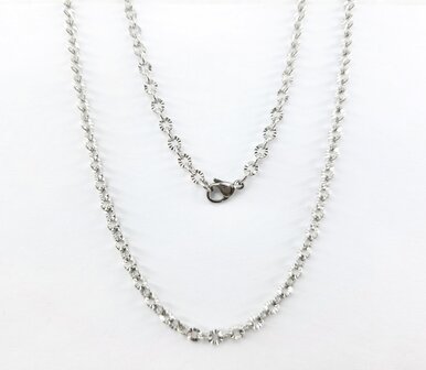 Ketting RVS Lengte 43 cm * Br 3mm