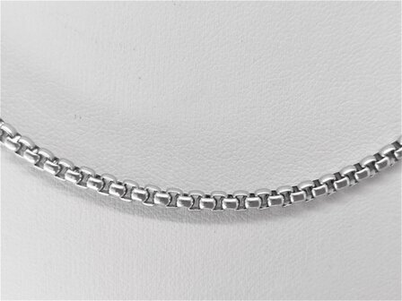 Ketting RVS L 50 cm * Br 3mm Jasseron-schakel