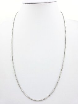 Ketting RVS L 60 cm * Br 3mm Jasseron-schakel