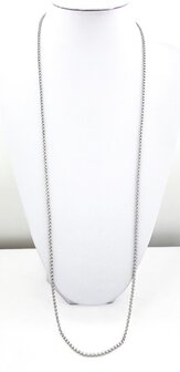 Kette &ndash; Edelstahl-Rundglied, L 90 cm, D 2,5 mm