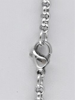 Kette &ndash; Edelstahl-Rundglied, L 90 cm, D 2,5 mm