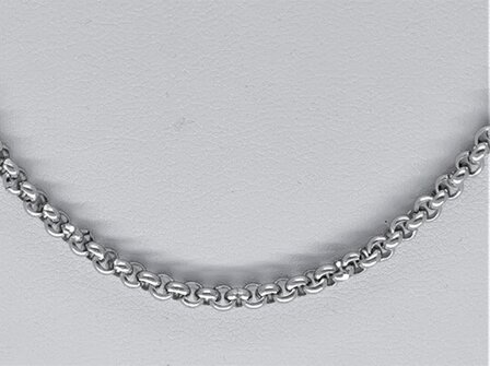 Kette &ndash; Edelstahl-Rundglied, L 90 cm, D 2,5 mm