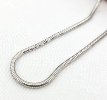 Ketting RVS Slangen design L 45 cm