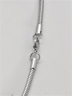  Ketting RVS Slangen design Zilverkleurig