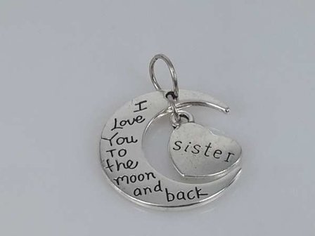 Hanger: Sister I Love You To the moon and back