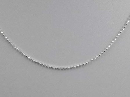 Ketting, 46 cm, zilverkleur.