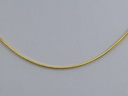 Ketting, 46 cm, zilverkleur.