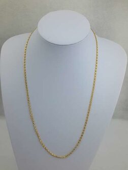 Ketting, 46 cm, zilverkleur.