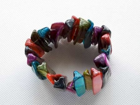 Mehrfarben Shell-Armband