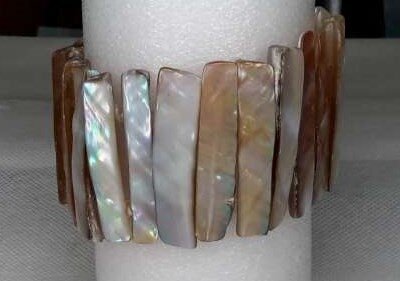 Natur Farbe Shell-Armband