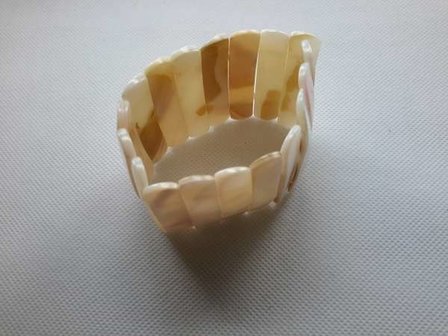 Perle Shell-Armband