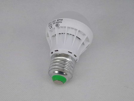 Ledlamp 5W warmwit, E27