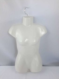 Torso, M&auml;dchen von 4 bis 6 Jahre, weiss