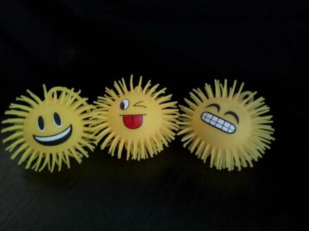 Emoji met led, geel