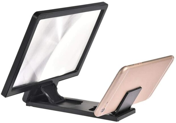 Lupenbildschirm für Smartphone, Handy mit 3D-Lupenbildschirm.