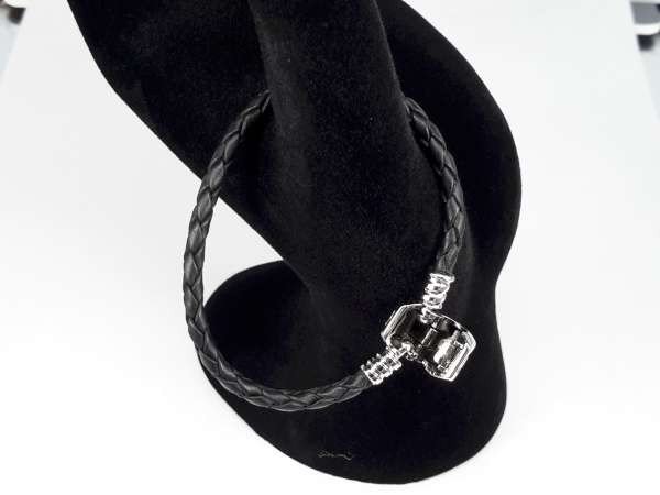 Leder armband, ua Pandora & Elemento Charms