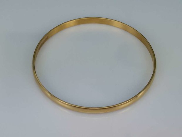 Edelstahl gold farbe gratt motive Slave Armband.