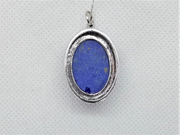 Anhänger, Lapislazuli Oval, quarz edelstein