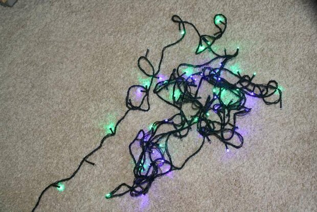 Kerstboom Streng met 100 leds, RGB