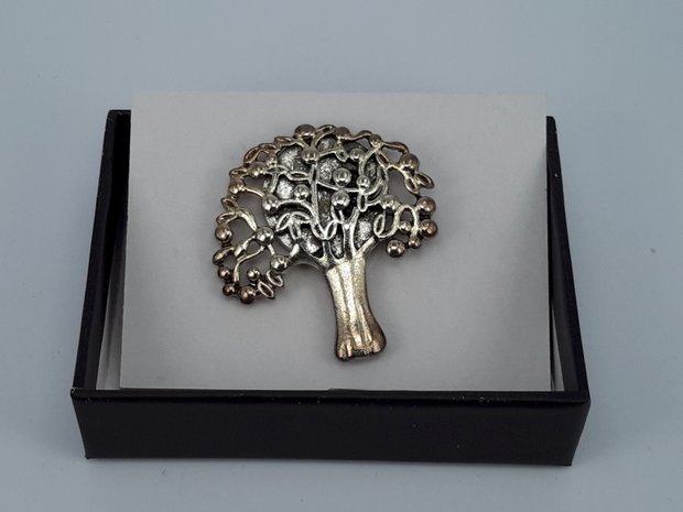 Magnet Brosche, Baum des Lebens, metall