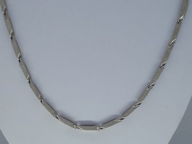 ketting 3, parallellogram, 6 groef, edelstaal, 60