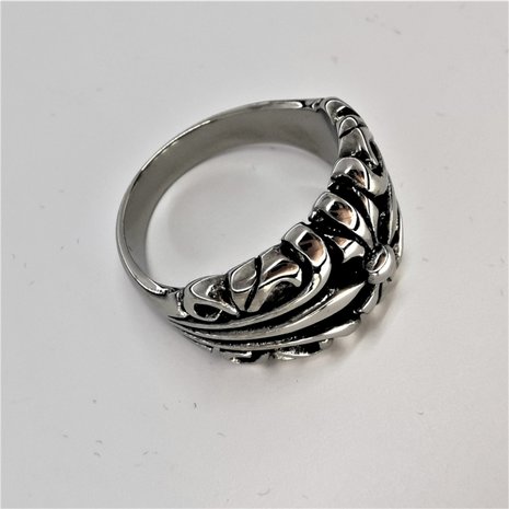 Edelstahl Ringe, Gotik,