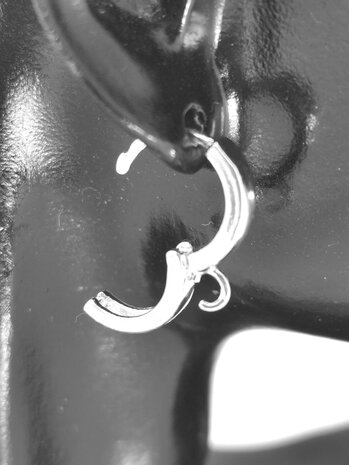 925 versilbert -Ohrhaken- Creolen - der Luxus 5 Paar - um Ihre eigenen kreativen Ohrringe zu machen.