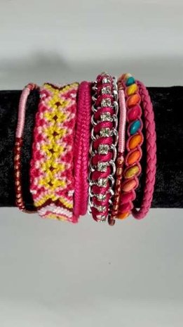 Ibiza armband, Rosado