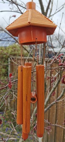 Handgemaakte – Japanse - bamboe - windgong - hanger met - Zen - geluid.