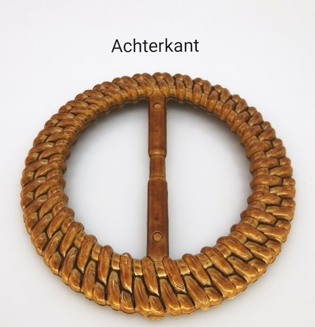 Schalring-Bambus-Look-praktischer Ring zum Befestigen eines Schals/Tuchs ohne Löcher zu machen.