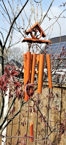 Handgemaakte – Japanse - bamboe - windgong - hanger met - Zen - geluid.