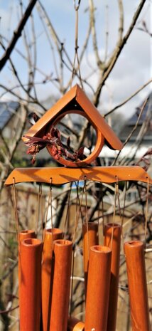 Handgemaakte – Japanse - bamboe - windgong - hanger met - Zen - geluid.