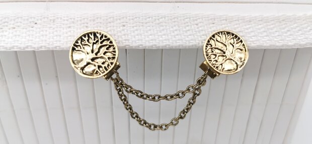 Clips, Goudkleur Tree of life 1 