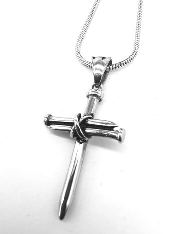 Robustes Nail Cross Herren aus Edelstahl