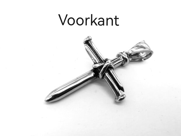 Robustes Nail Cross Herren aus Edelstahl