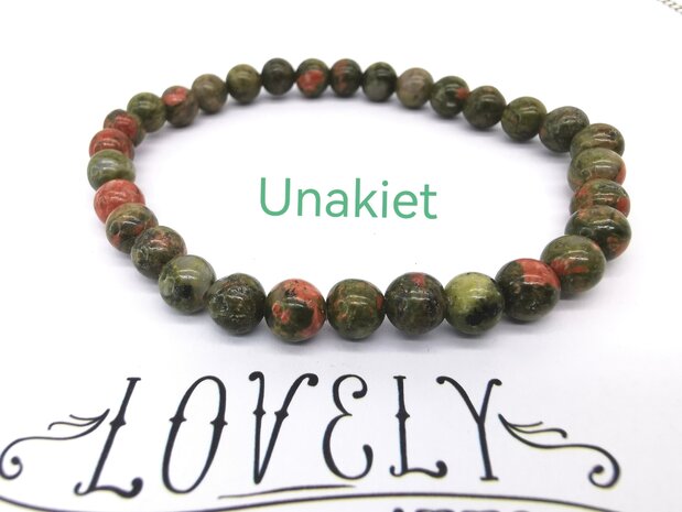 Unakiet – 6mm Kralen Armband