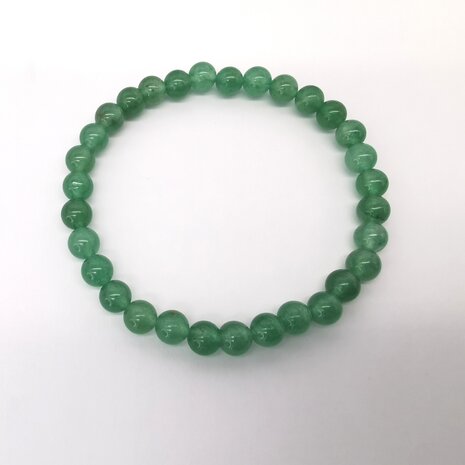 Groene Aventurijn – 6mm Kralen Armband